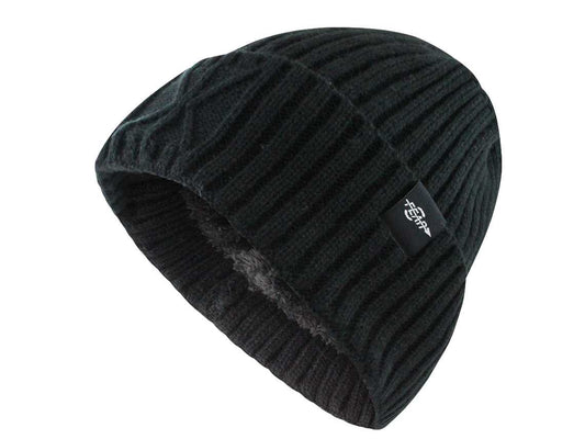 Fear0 NJ Warmest Watch Cap Black Plush Insulated Tactical Beanie Hat Fear0