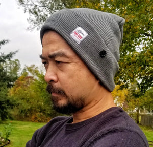 Fear0 NJ Button Rib Fold Watch Cap SB Skateboard Outdoor Beanie Hat Fear0