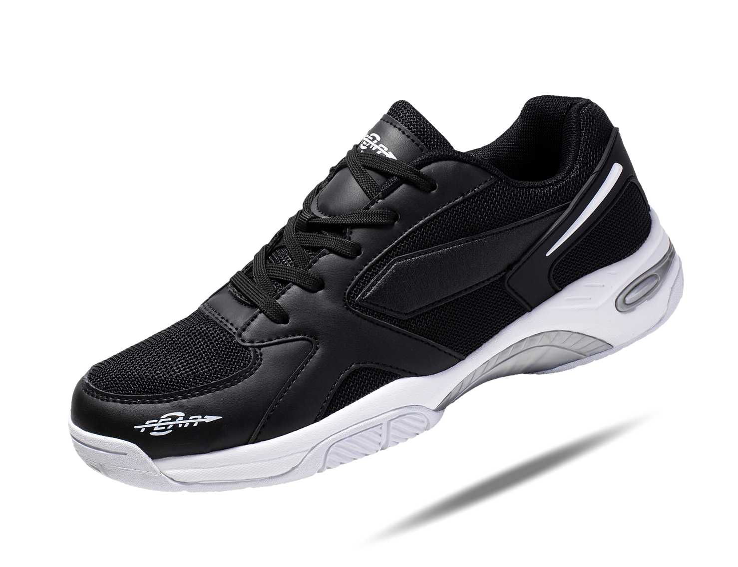 Fear0 NJ Men's High Arch Aggressive Firm Support Orthopedic Black Walking Shoes Fear0