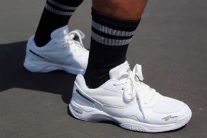 Fear0 NJ Men's High Arch Aggressive Firm Support Orthopedic White Walking Shoes Fear0