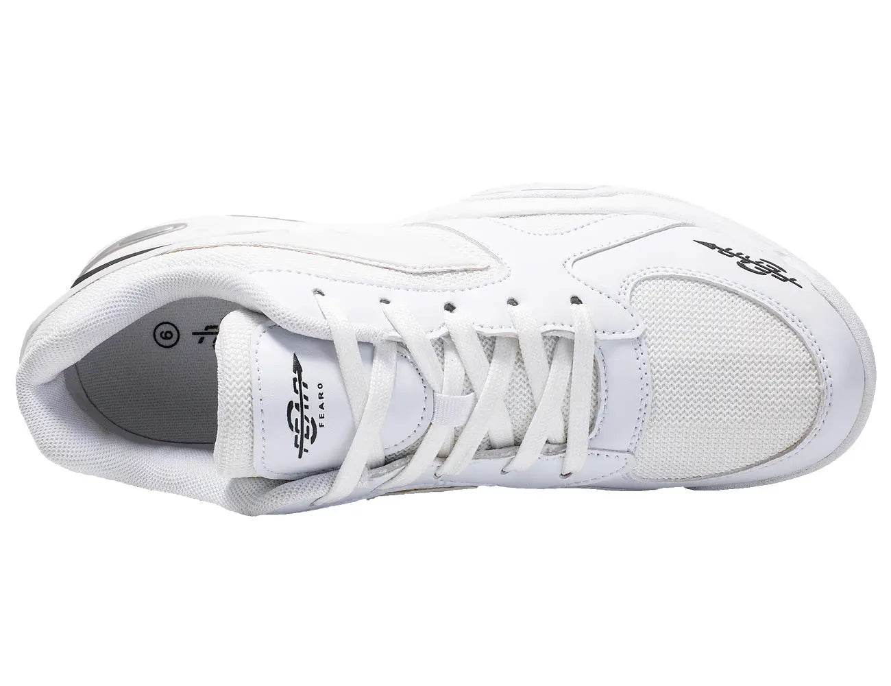 Fear0 NJ Men's High Arch Aggressive Firm Support Orthopedic White Walking Shoes Fear0