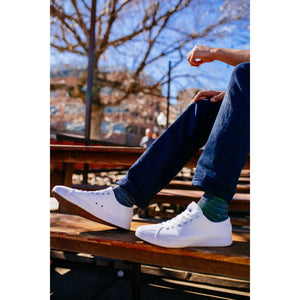 Fear0 NJ Unisex Retro Minimal All White/Gum Skateboard Sneaker Canvas Shoes Fear0