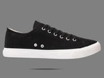 Fear0 NJ Unisex Simple Black/White Skateboard Gum Grip Skateboard Canvas Sneaker Fear0